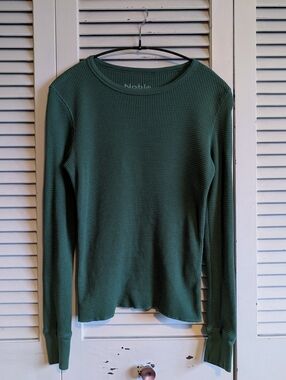 Noble Waffle Top in Juniper